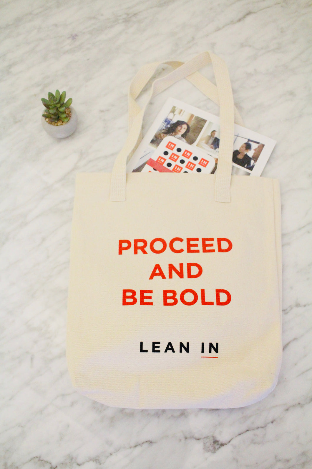 Proceed and Be Bold Tote